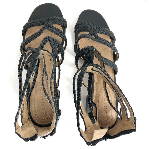 Corso Como Sandals Black Size 8.5M - Picture 10 of 16